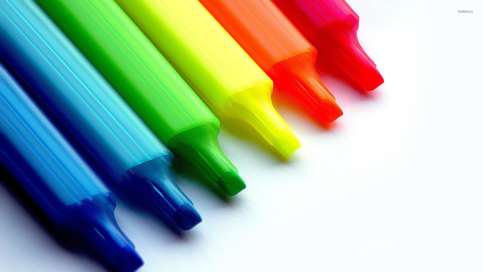 Colorful Crayons Wallpaper Photography