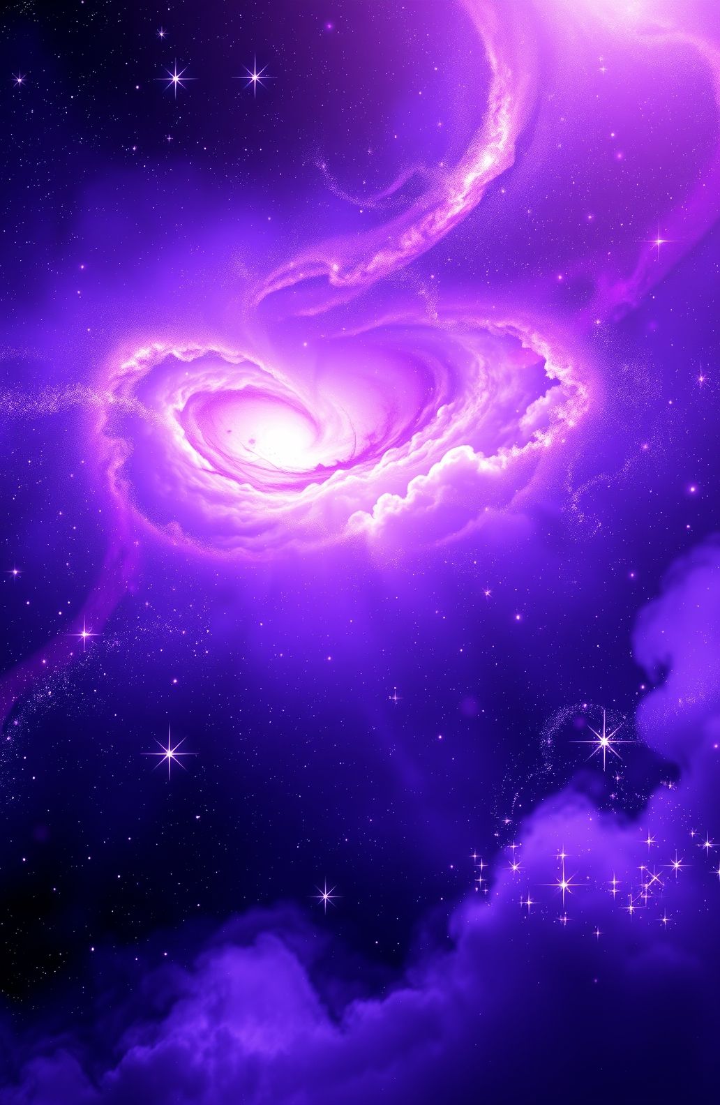 Purple Galaxy Wallpaper