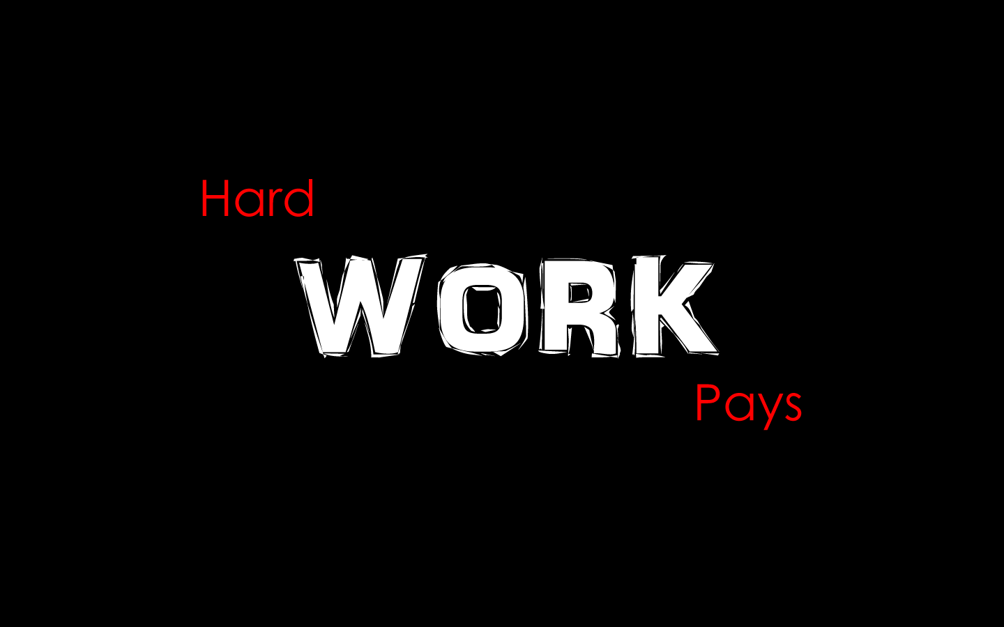 hard work pays motivation wallpaper 1440x900