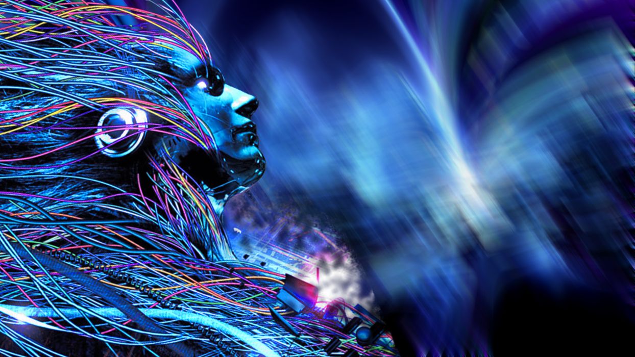 Dreaming Android Cyber Space Wallpaper