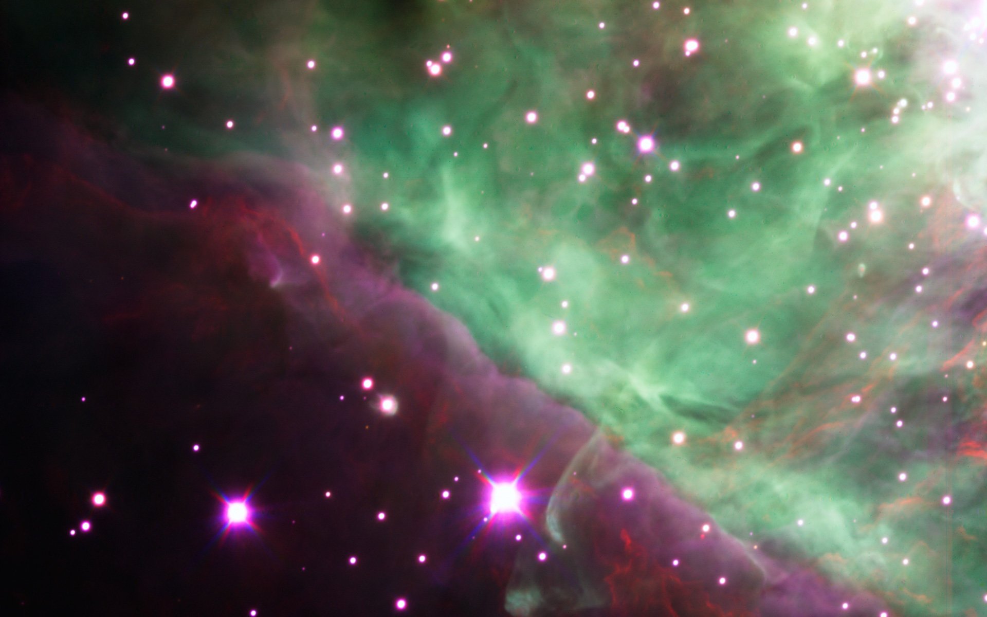 Description The Orion Nebula Spied by Hawk I wallpaperjpg
