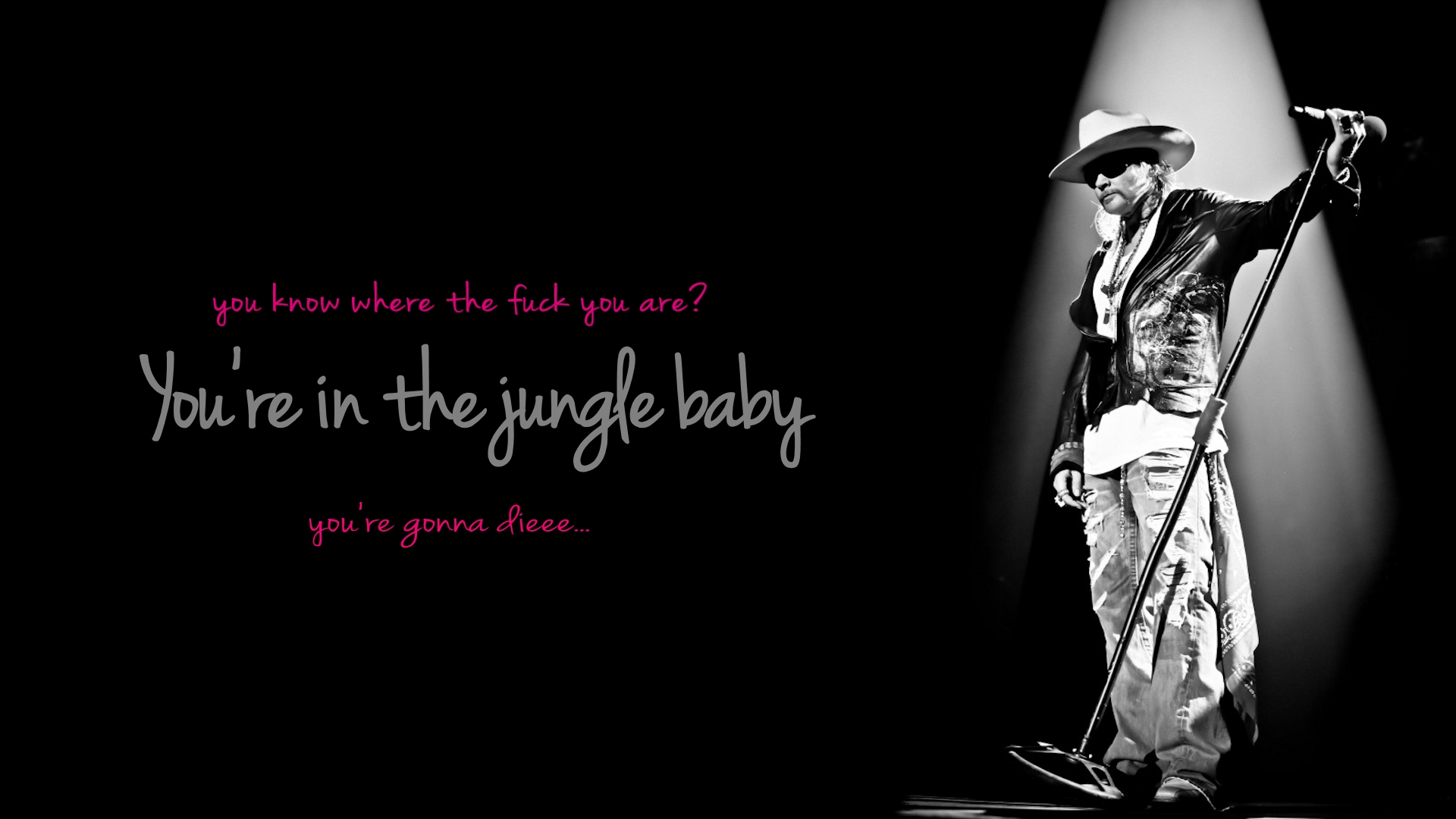 Wele To The Jungle Axl Rose Wallpaper
