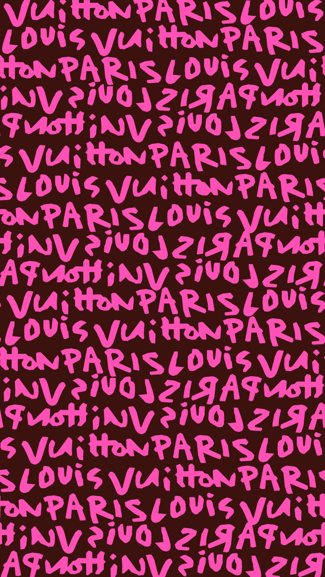 Louis Vuitton Pink Wallpaper for iPhone 5 640x1136