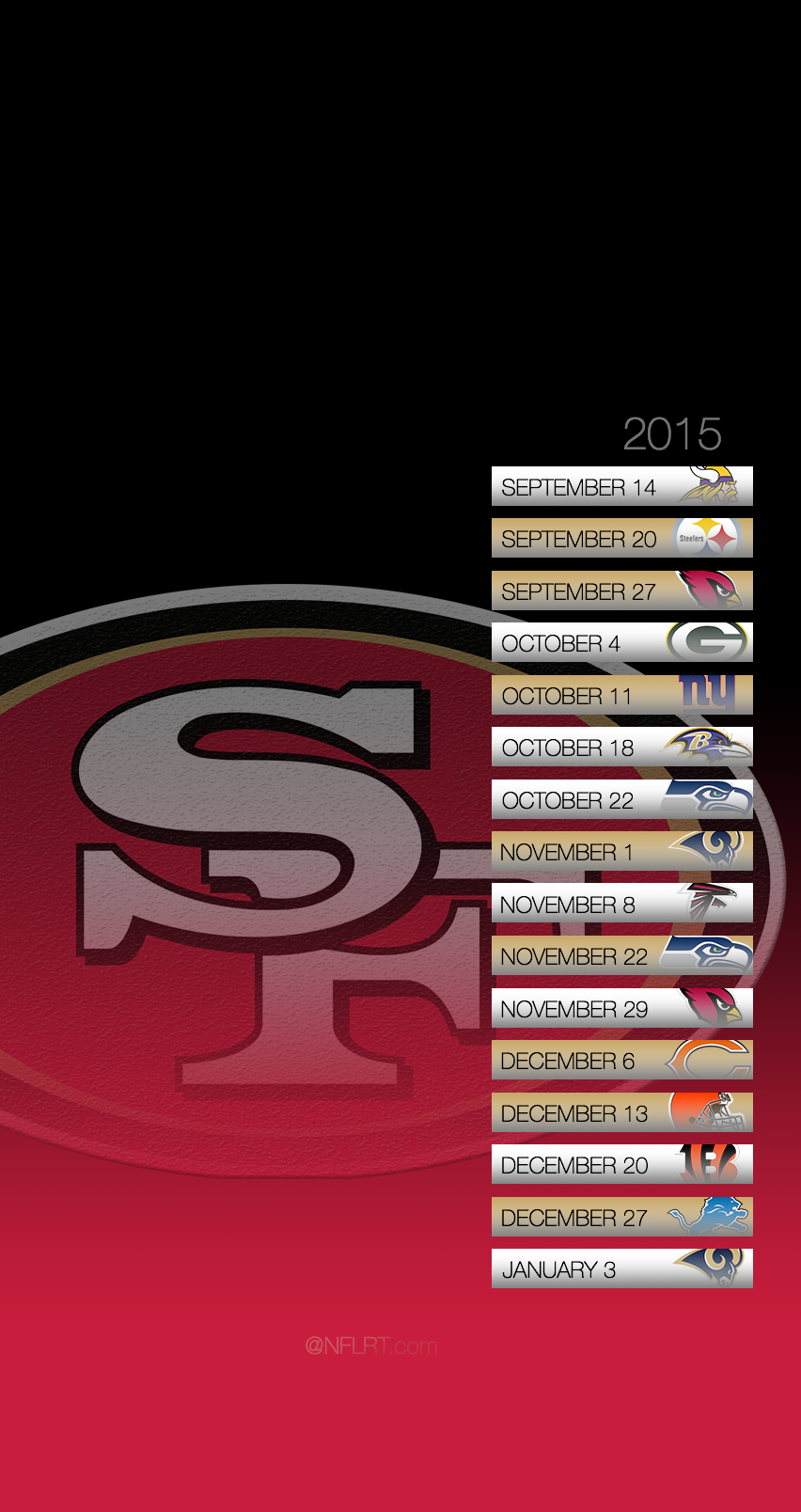 Nfl Schedule Wallpaper Of Nflrt