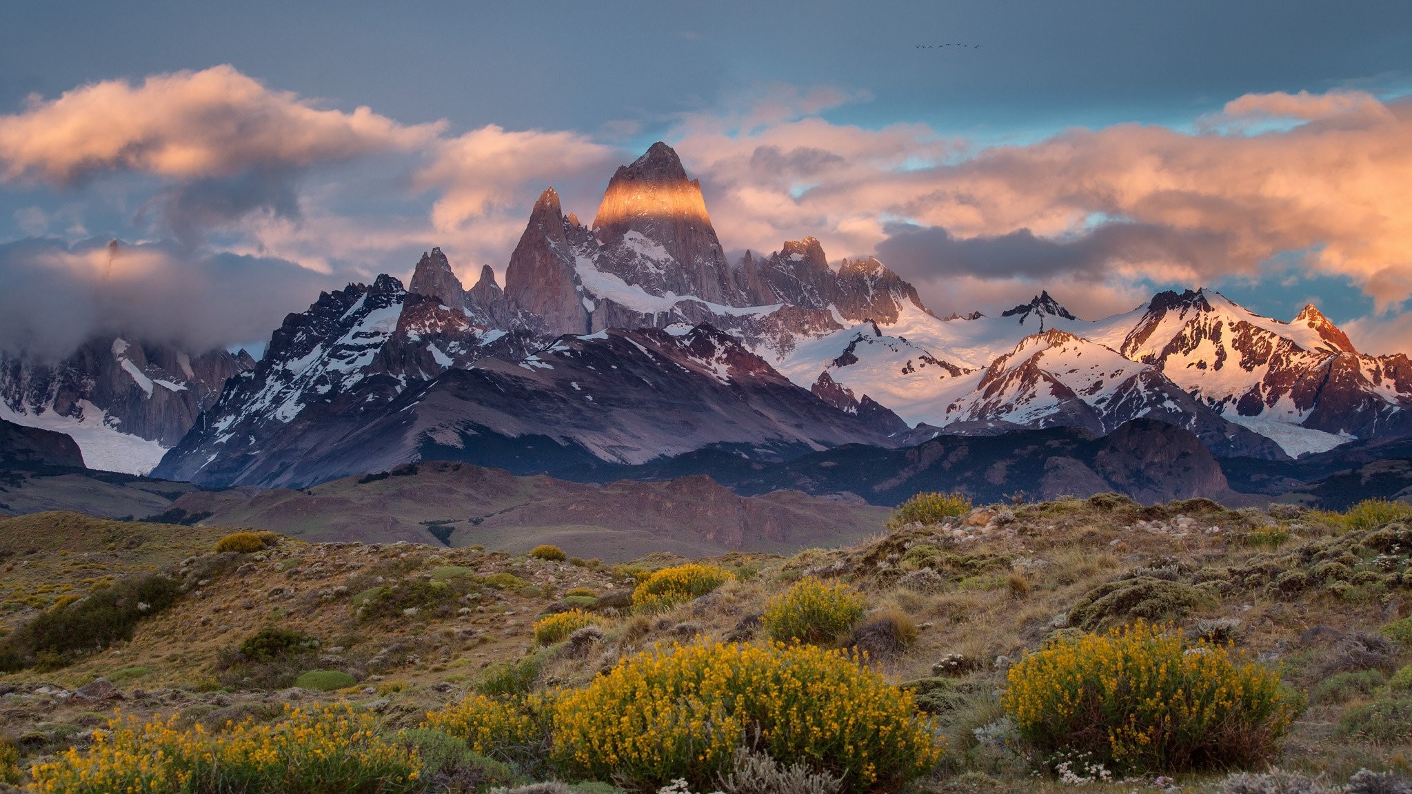 Mount Background Image Border Fitz Mac Patagonia Chile