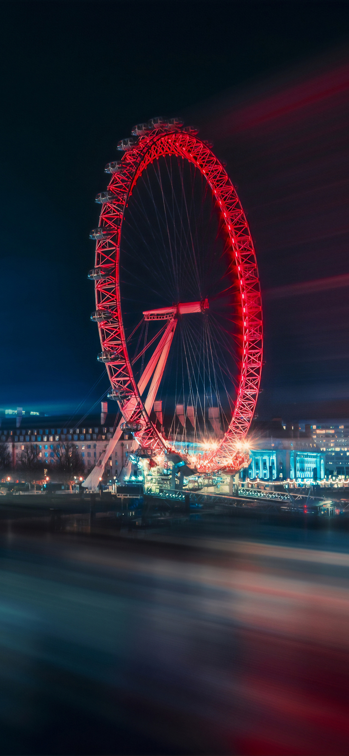 Ferris Wheel 5k iPhone Xs X HD 4k Wallpaper Image