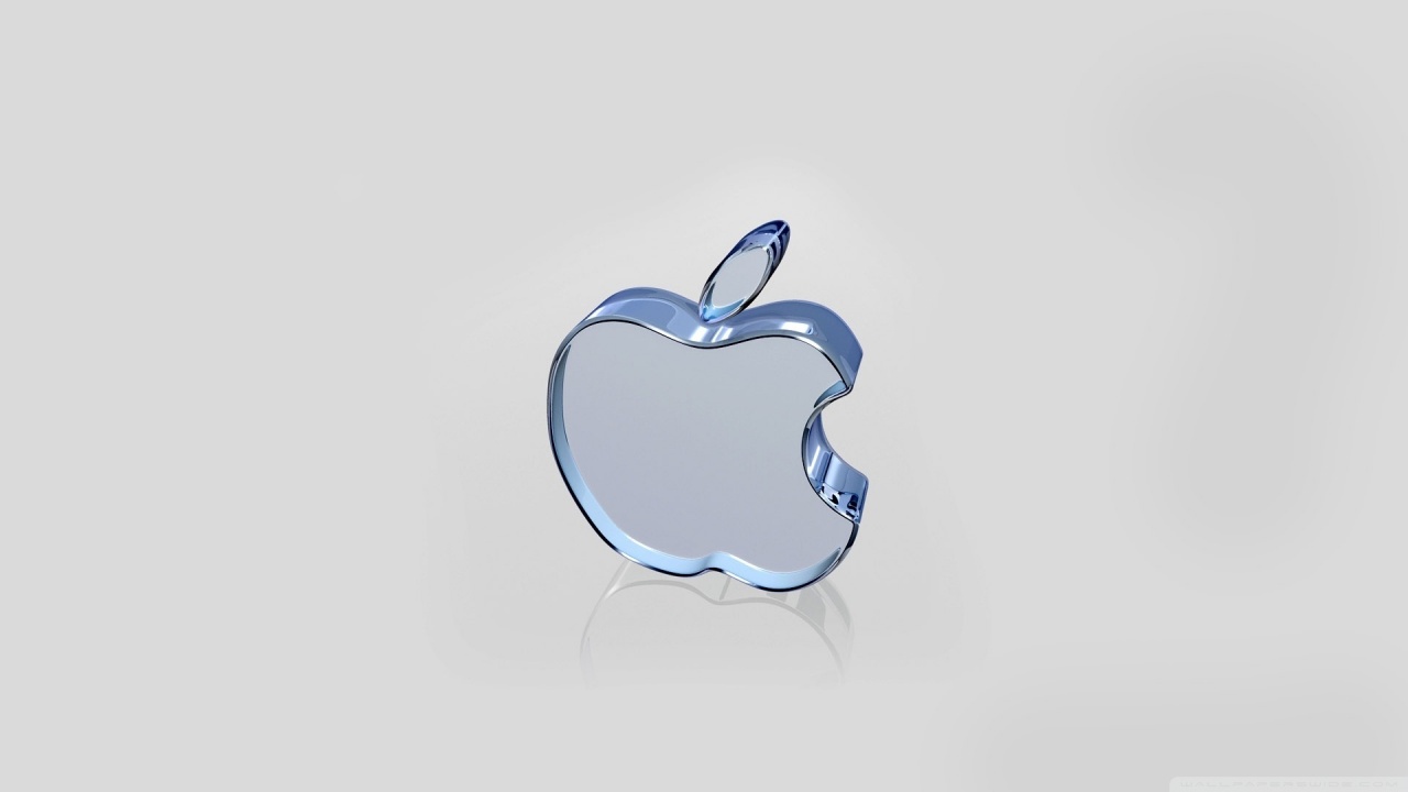 Apple Glass Logo 4k HD Desktop Wallpaper For Ultra Tv