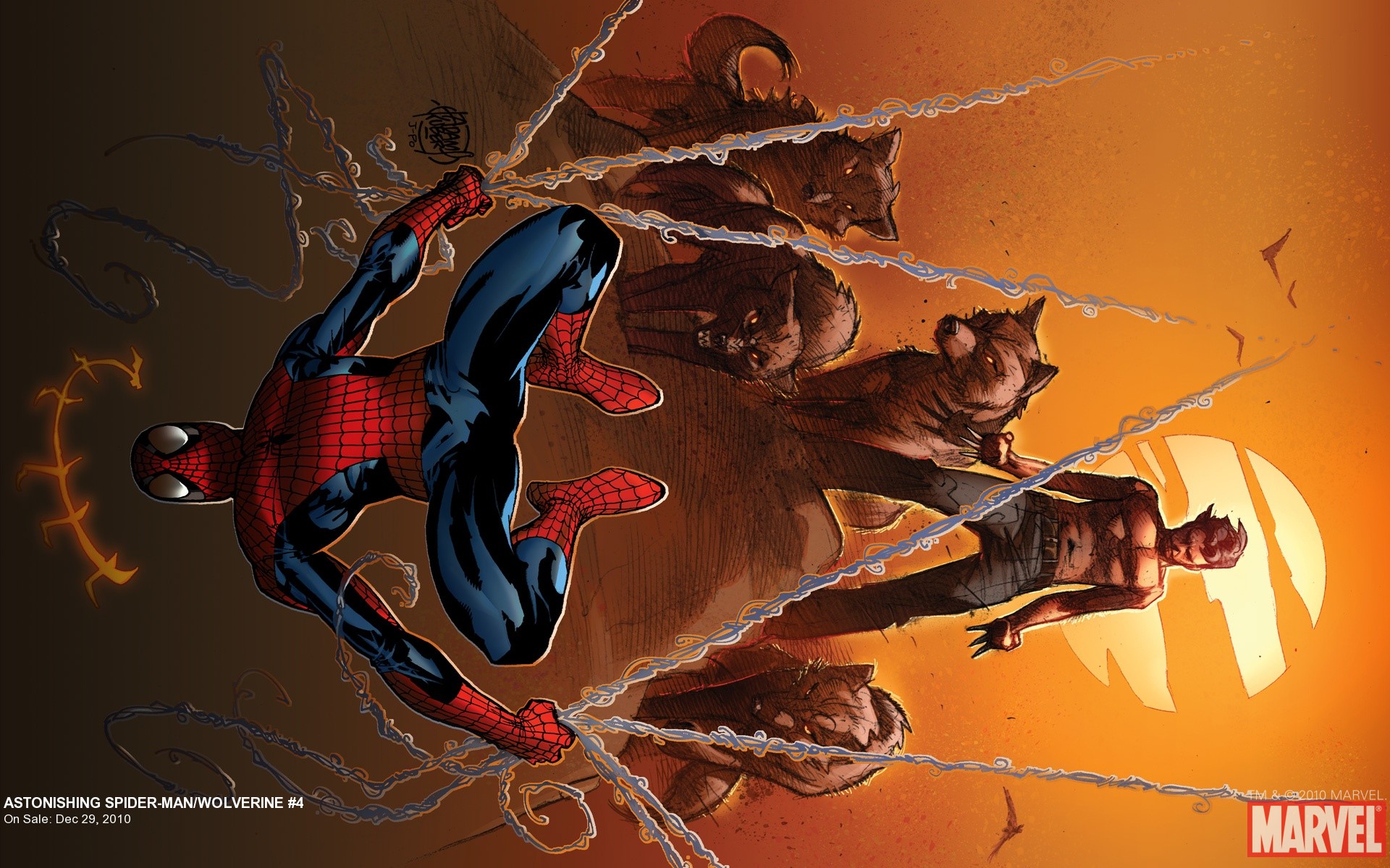 Spider Man And Wolverine X Wallpaper