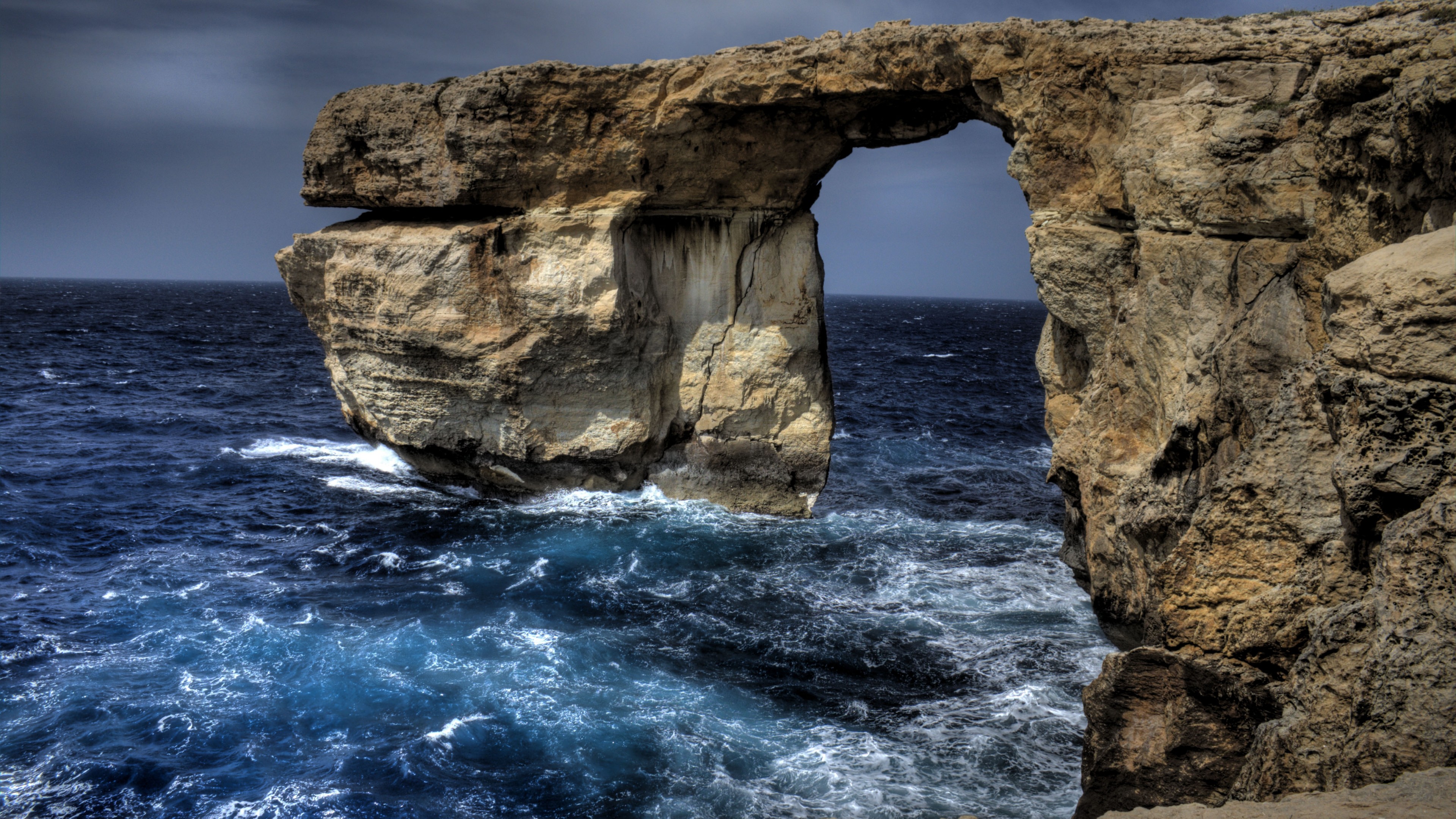 Wallpaper Malta 5k 4k Sea Ocean Rocks Nature
