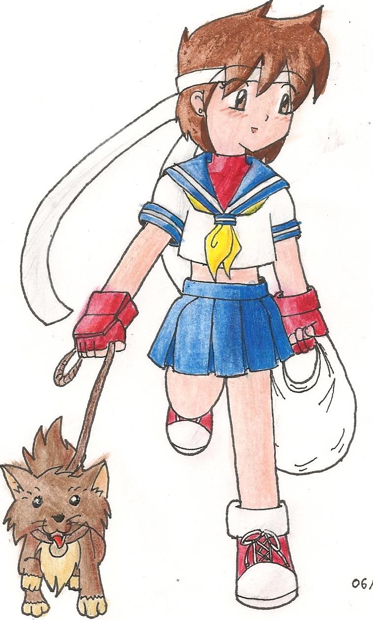 Street Fighter Sakura By Umymury