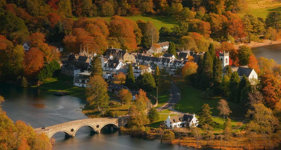 Kenmore In Autumn Perthshire Scotland Guy Edwardes Getty Image