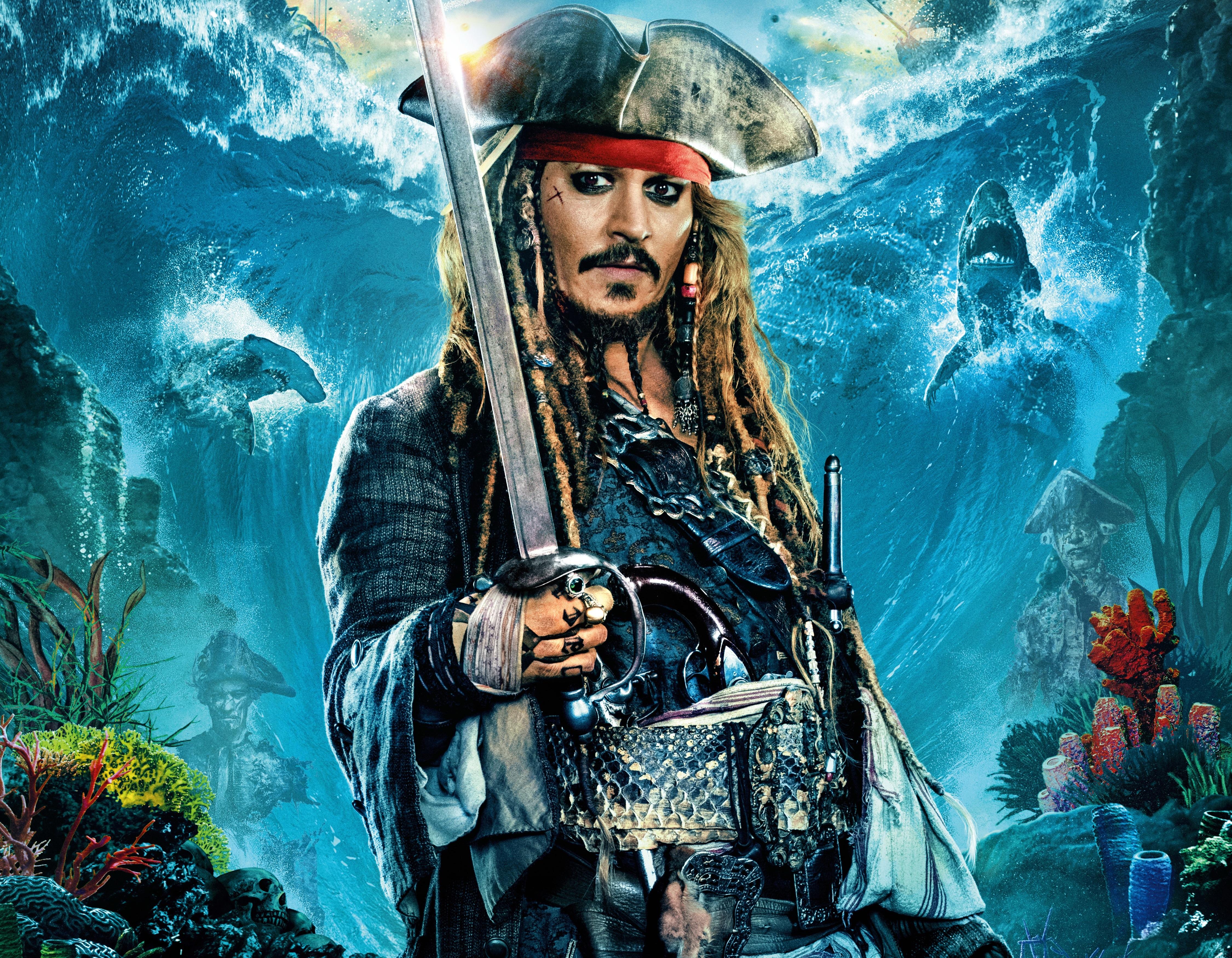 Pirates Of The Caribbean Dead Men Tell No Tales 4k Ultra HD Wallpaper