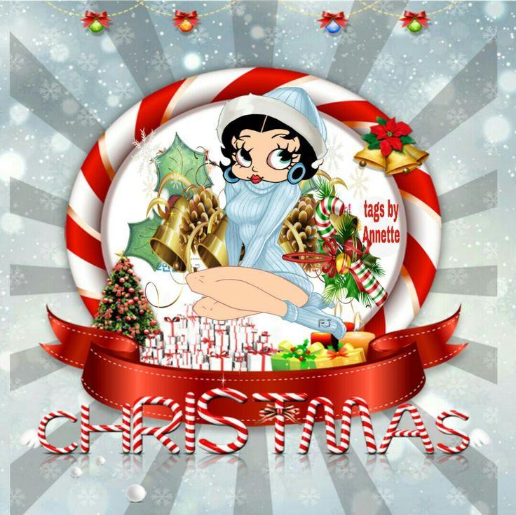 Denny Griffin On Betty Boop Merry Christmas Wallpaper