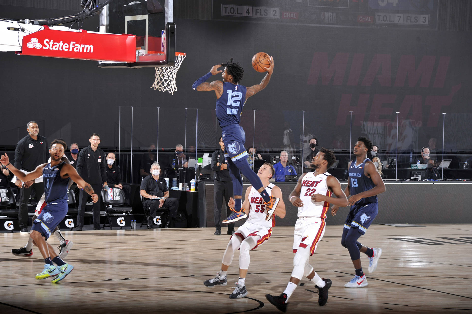 Ja Morant Dunk Wallpaper