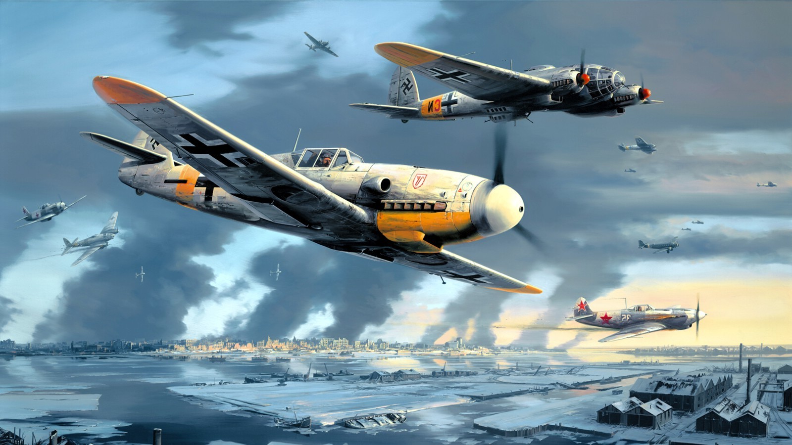 Messerschmitt Bf Luftwaffe Aircraft Military