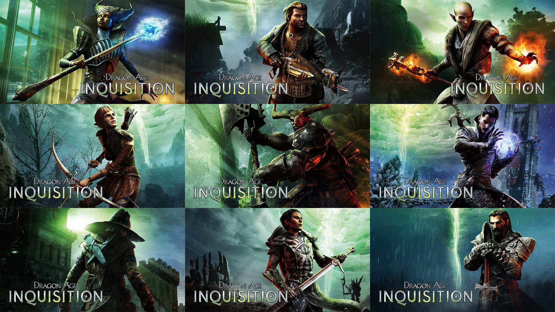 Dragon Age Inquisition Companion Wallpapers by MatticusIV on
