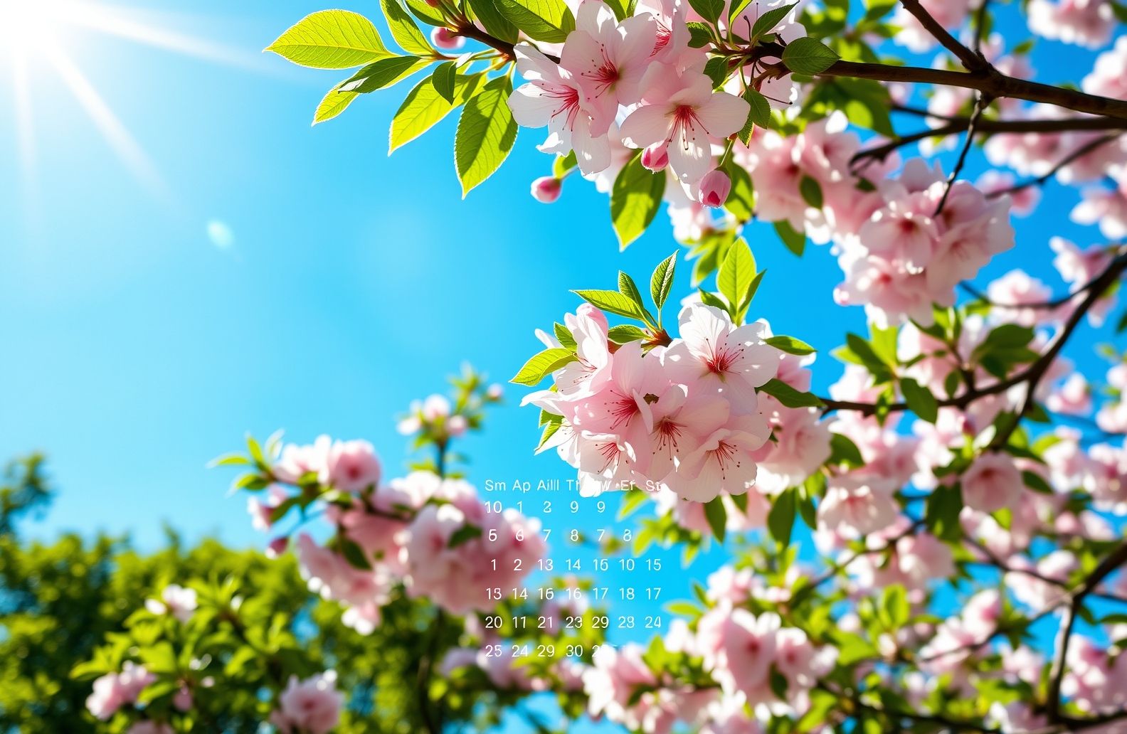 April Calendar Wallpaper