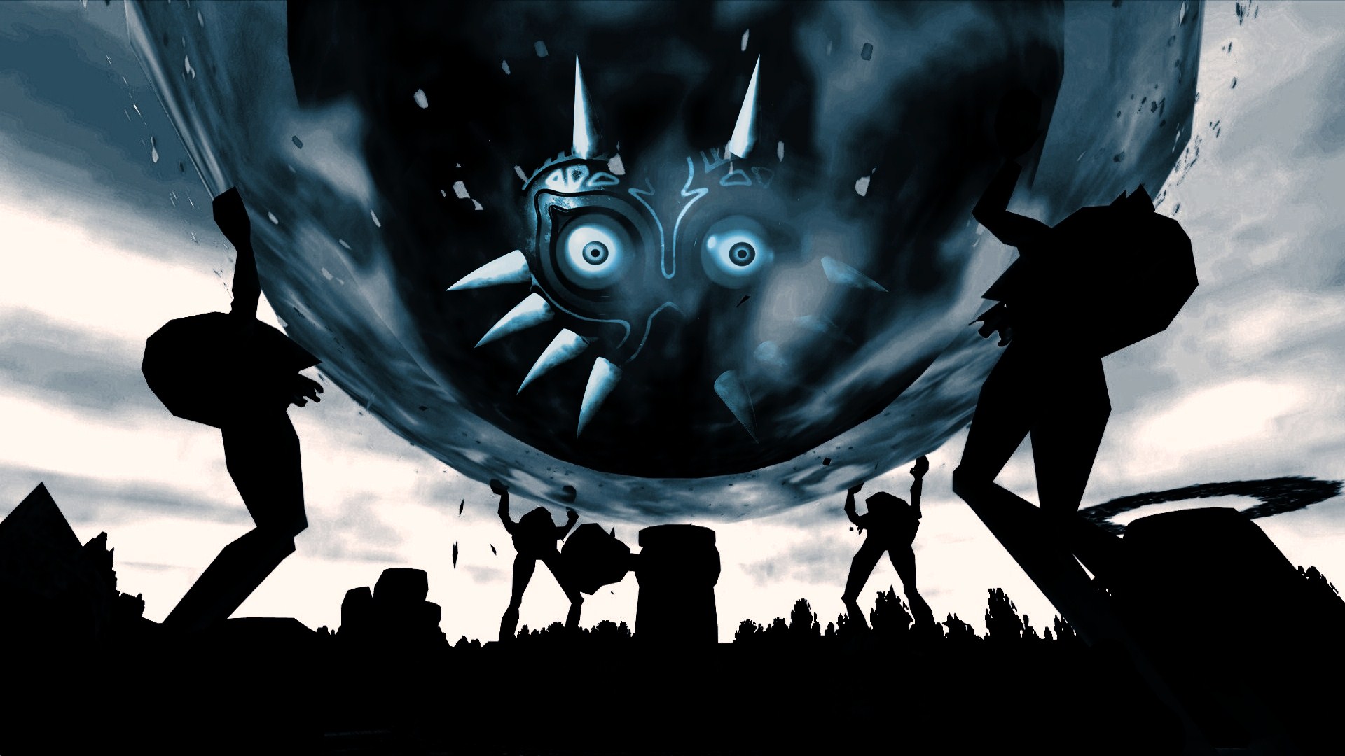 The Legend of Zelda Majora's Mask 3DS Wallpaper by stevenstone89