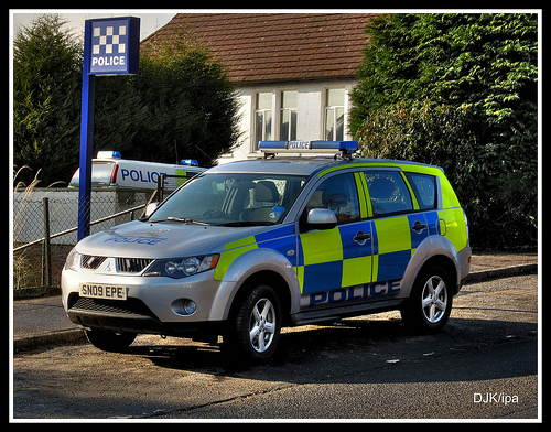 Scotland Police Car