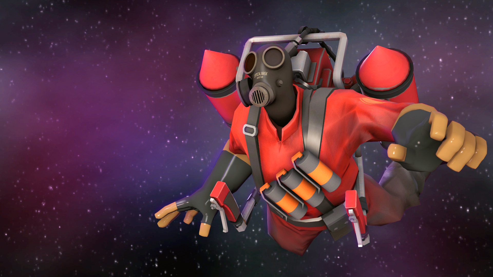 Made A Space Pyro Wallpaper I Think It Turned Out Quite Nicely Tf2