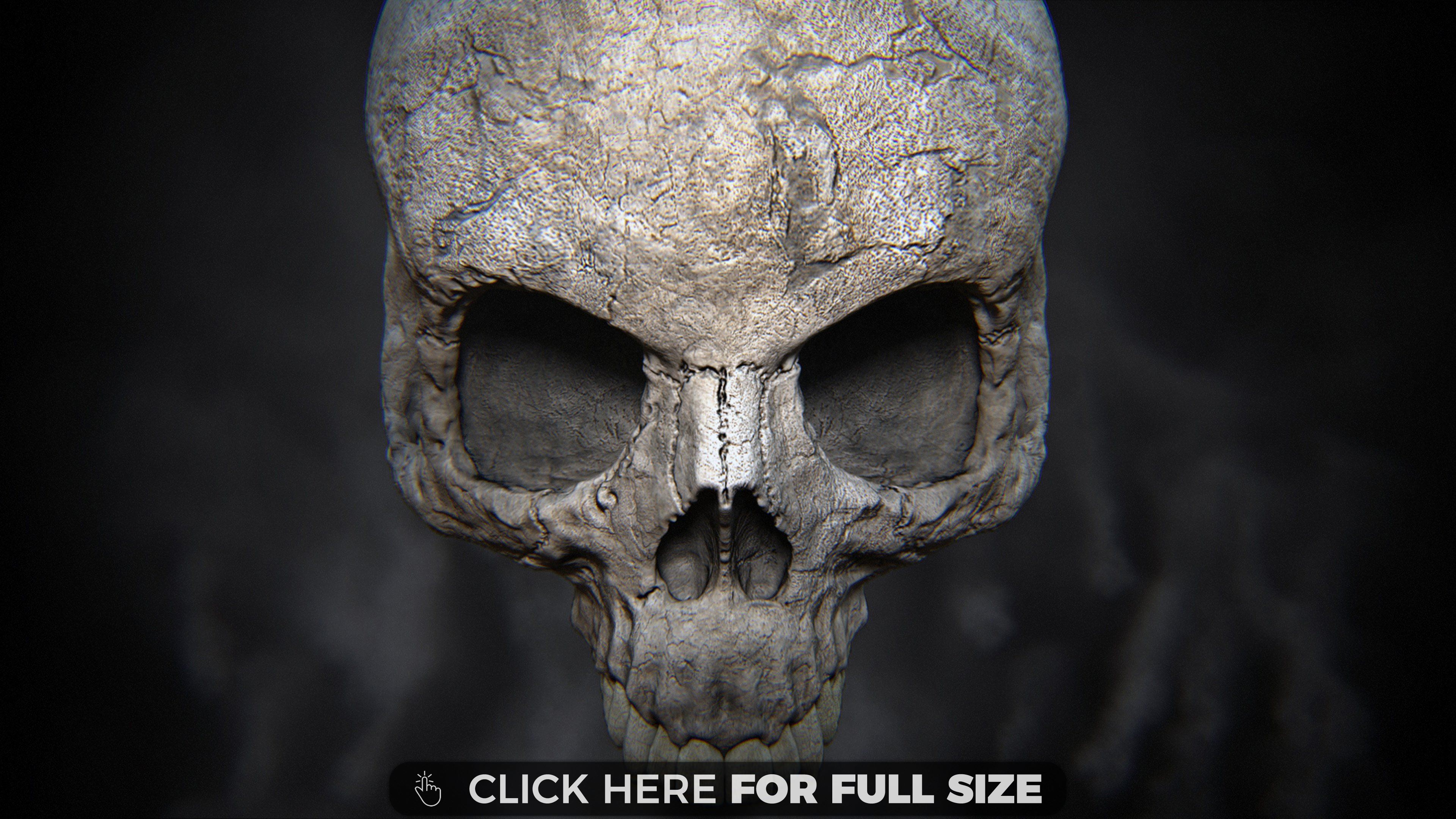 Evil Skull 4k Wallpaper