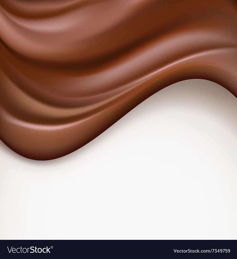 Chocolate Wavy Background Royalty Vector Image