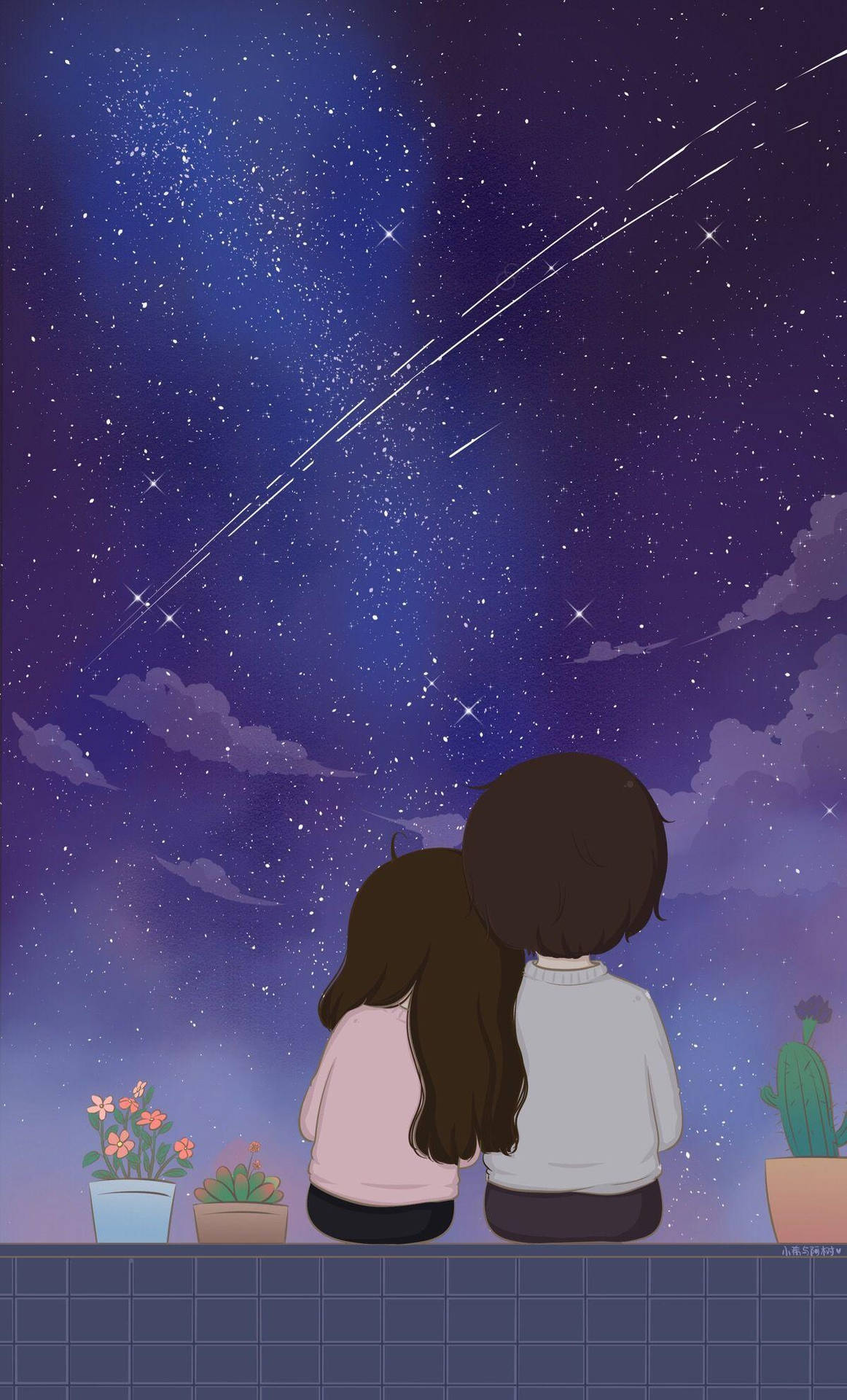 Love Cartoon Wallpaper