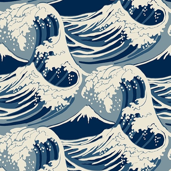 Great Wave From The Frontier Cole Son Modern Wallpaper Home