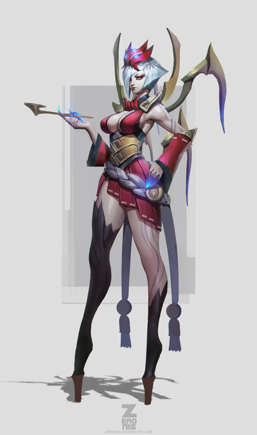 Elise Blood Moon Concept by Zeronis by ZeroNis on