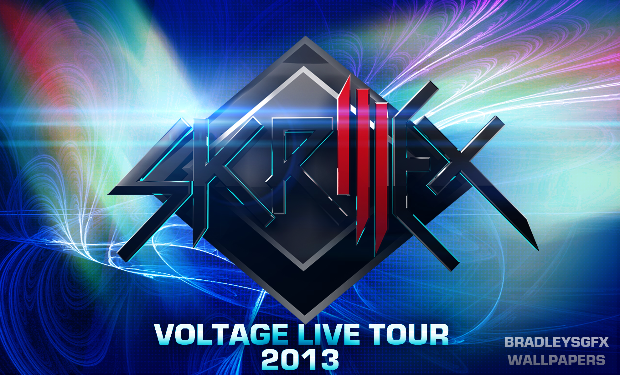 Skrillex Voltage Custom Live Tour Background By Bradleysgfx On