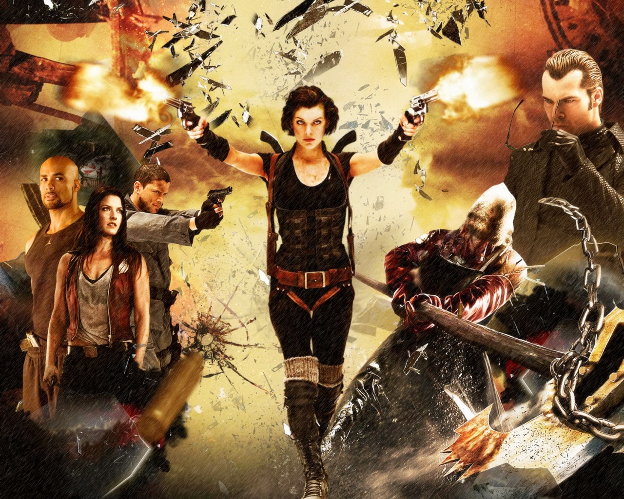 Milla Jovovich Resident Evil Wallpaper Full HD