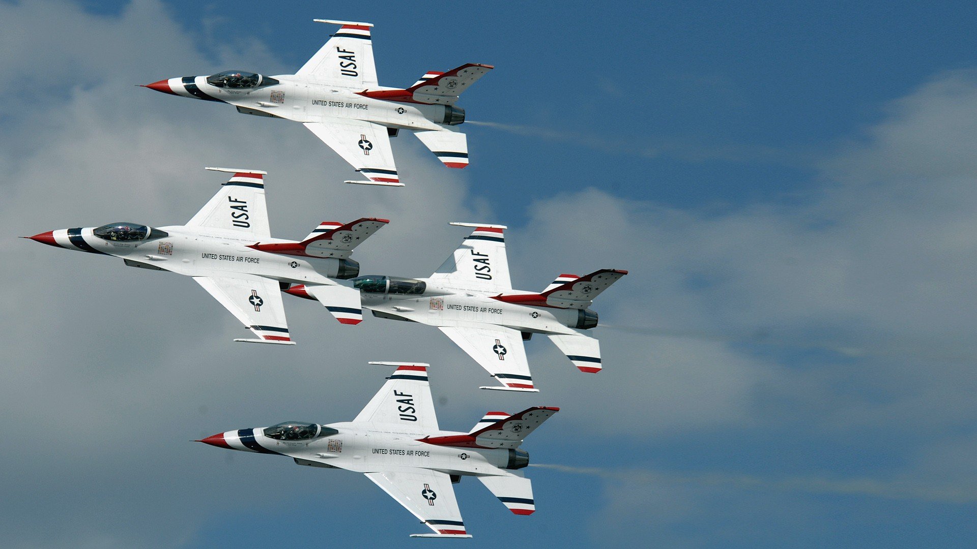 Airplanes F Fighting Falcon Jet Aircraft Widescreen
