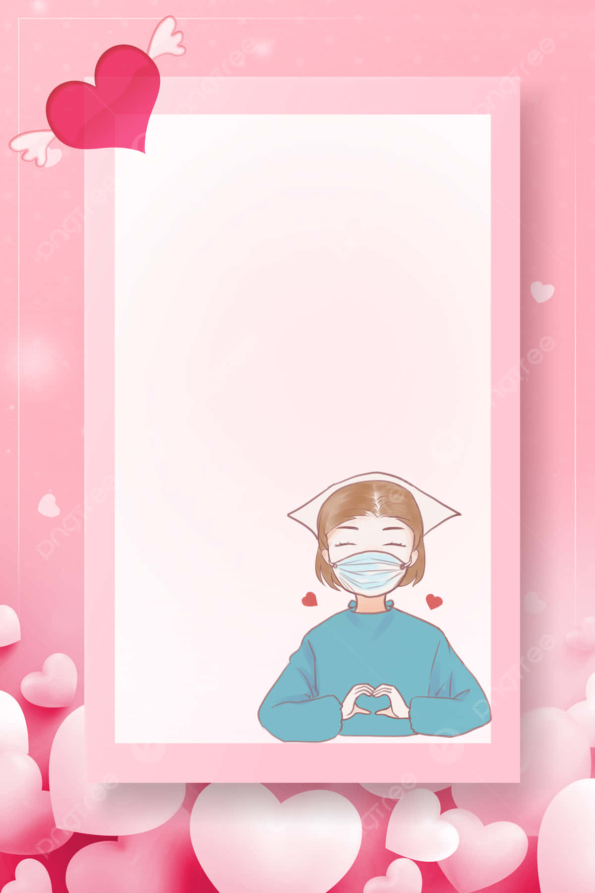 Pink Nurse Aesthetic Wallpaper