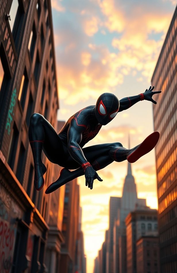 Black Spiderman Wallpaper