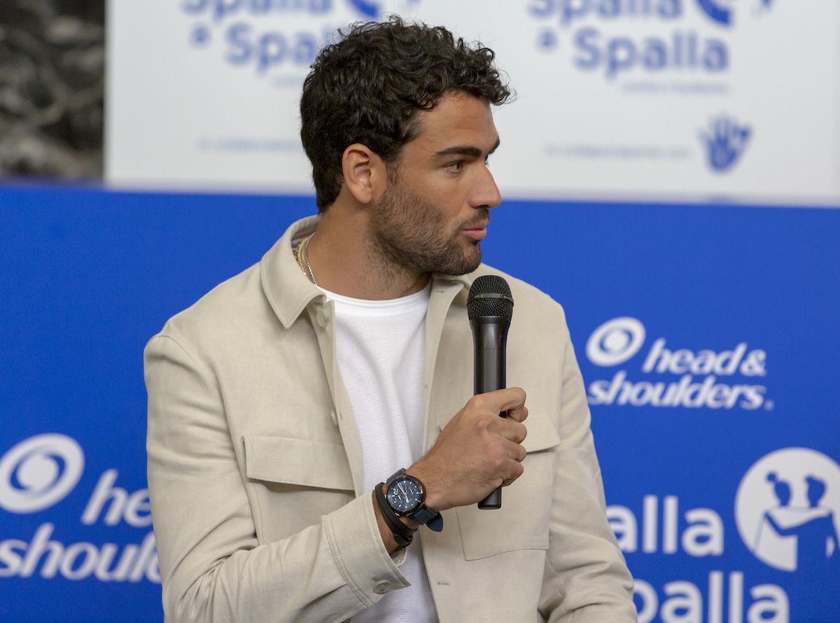 Matteo Berrettini Stella Del Tennis Testimonial Beauty Wallpaper