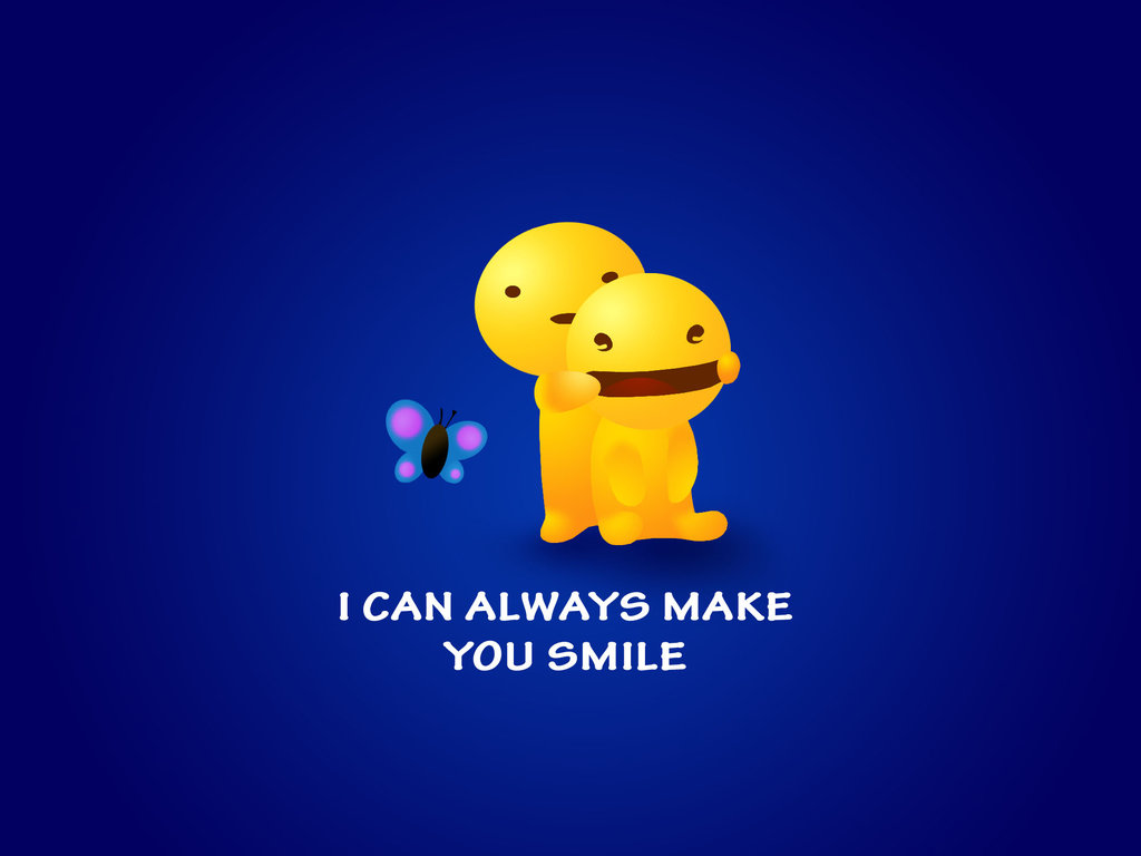 Always Smile Logo HD Wallpaper Desktop Stylish