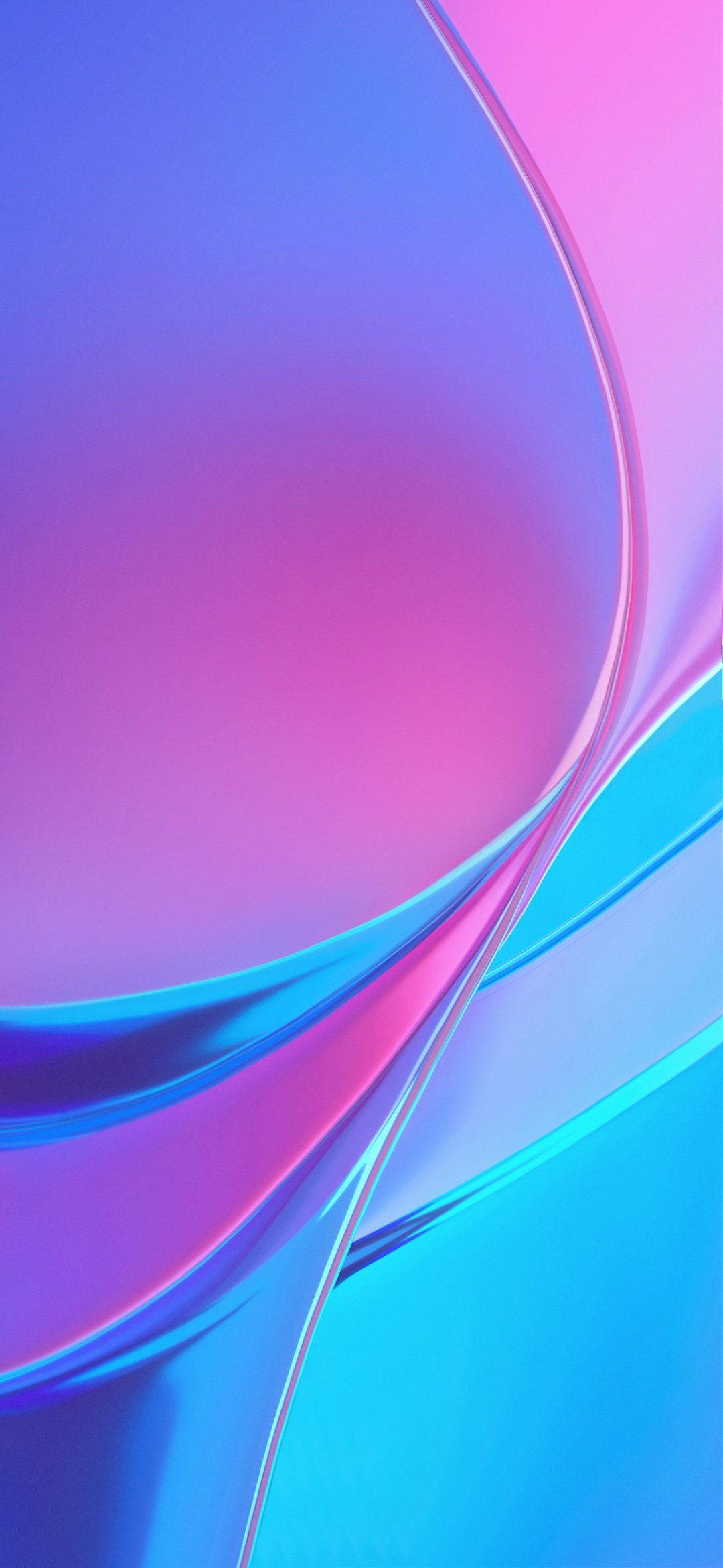 Redmi Pink Blue Flow Abstract Wallpaper