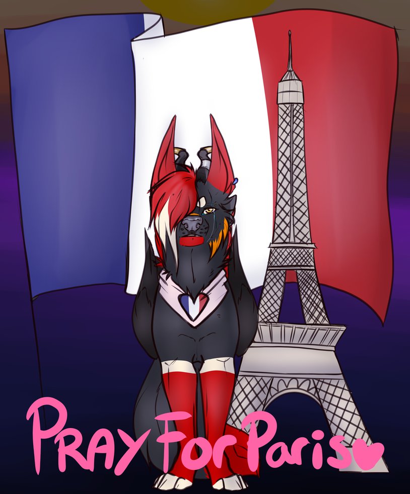 Pray For Paris By Shadowbeastiiiepaw