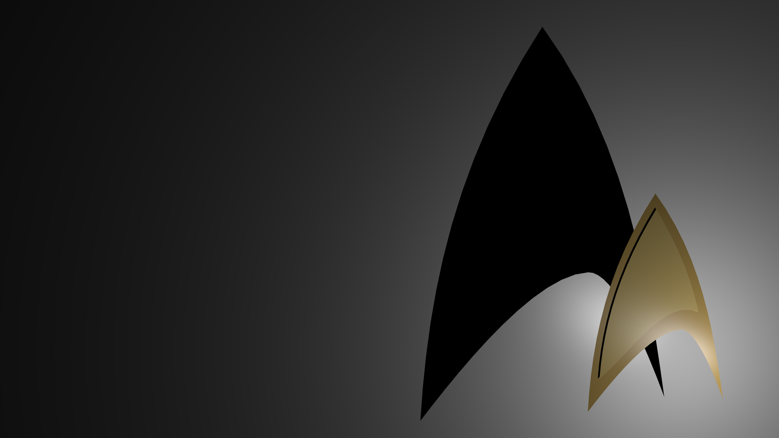 Starfleet Logo Wallpaper Star trek   starfleet badge 1600x900