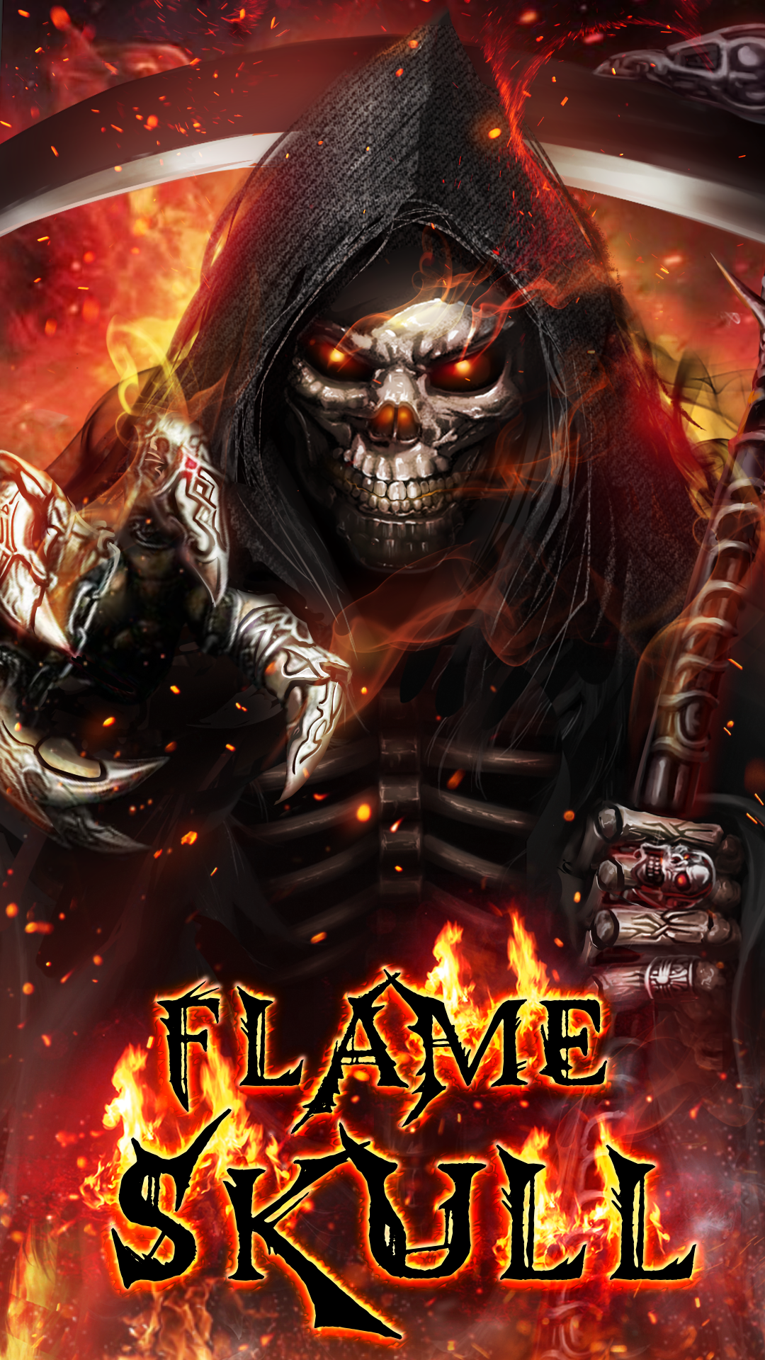 Flame Skull Live Wallpaper Android From