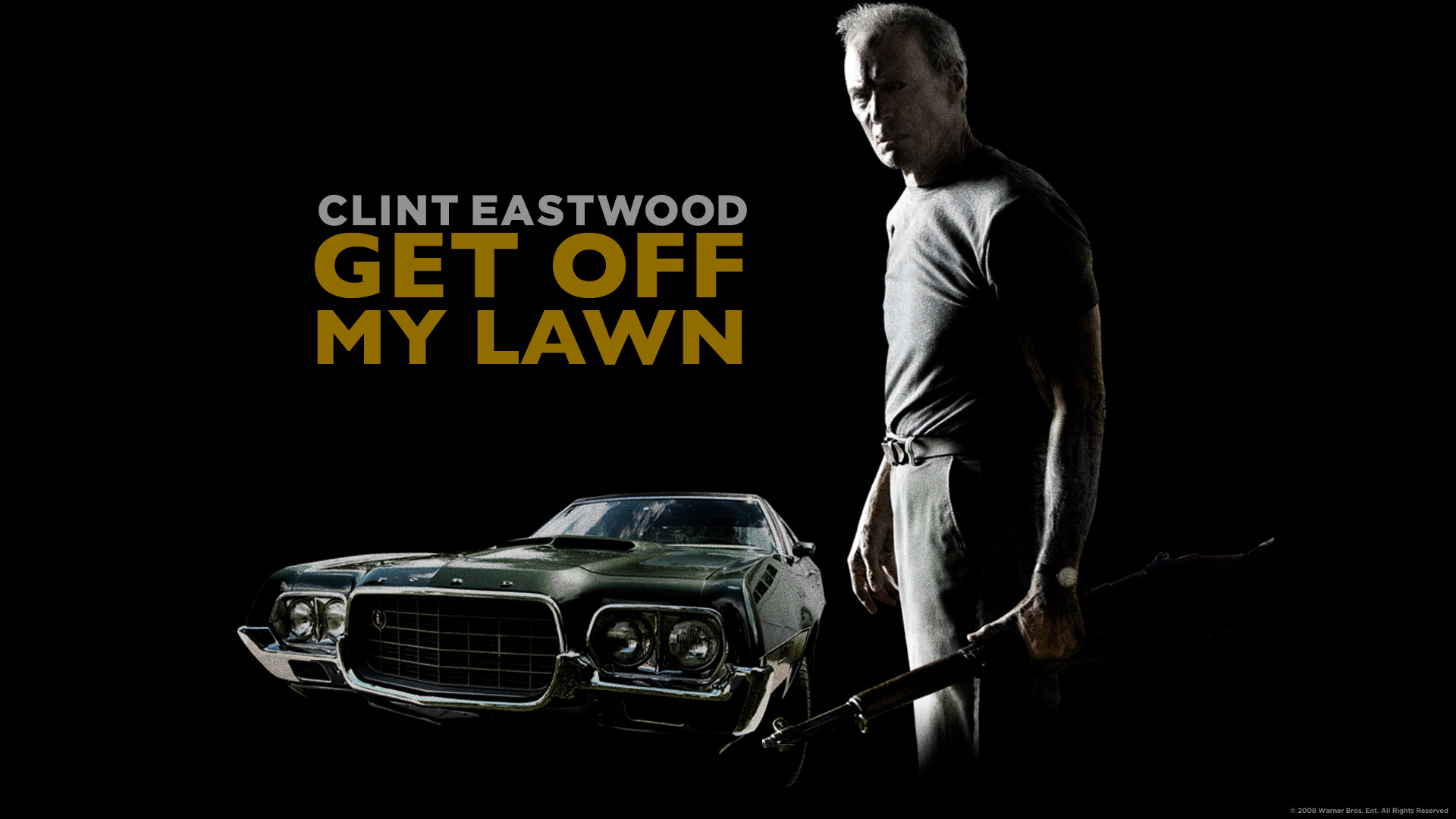 Clint Eastwood Gran Torino Get Off My Lawn HD Wallpaper Of Movies Tv
