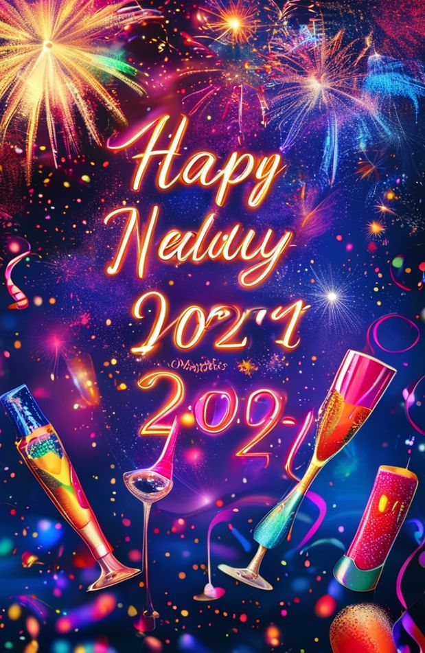 Happy New Year HD Wallpaper