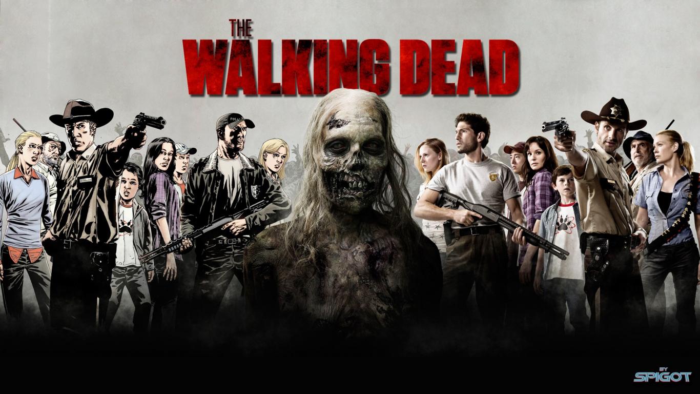 The Walking Dead Wallpaper 1366x768 - WallpaperSafari