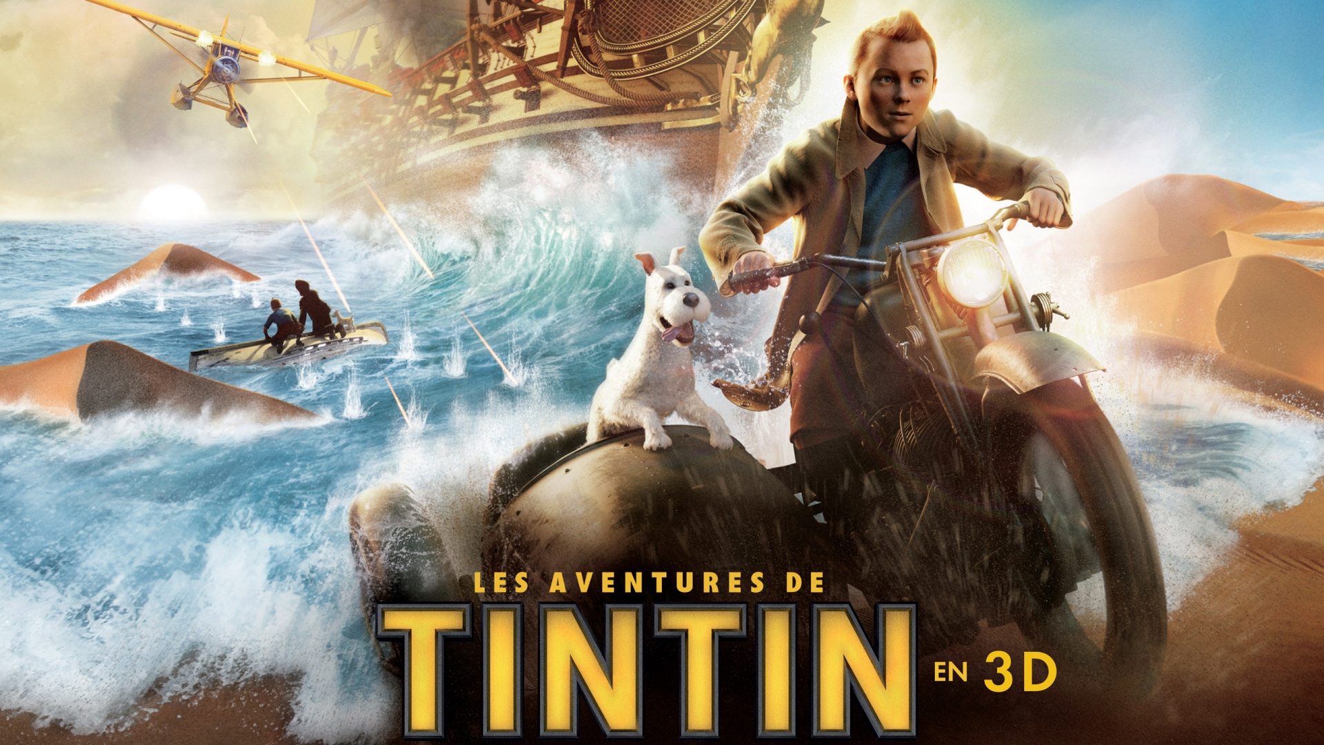 The Adventures Of Tintin Wallpaper HD Desktop