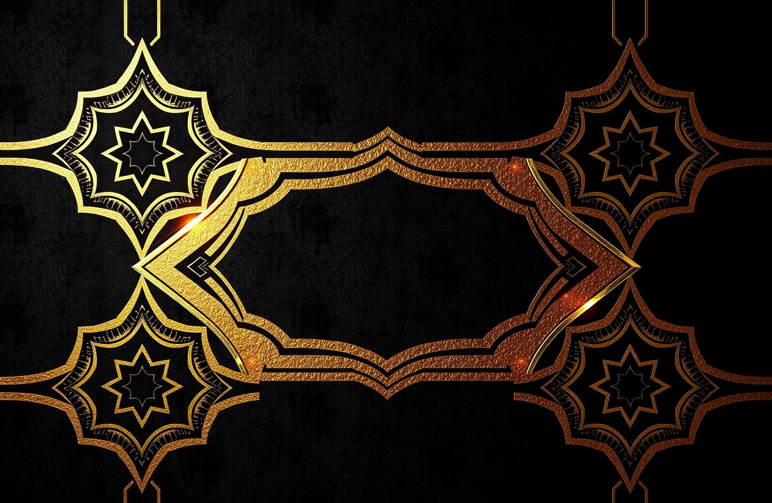 Black And Gold Hd Wallpaper