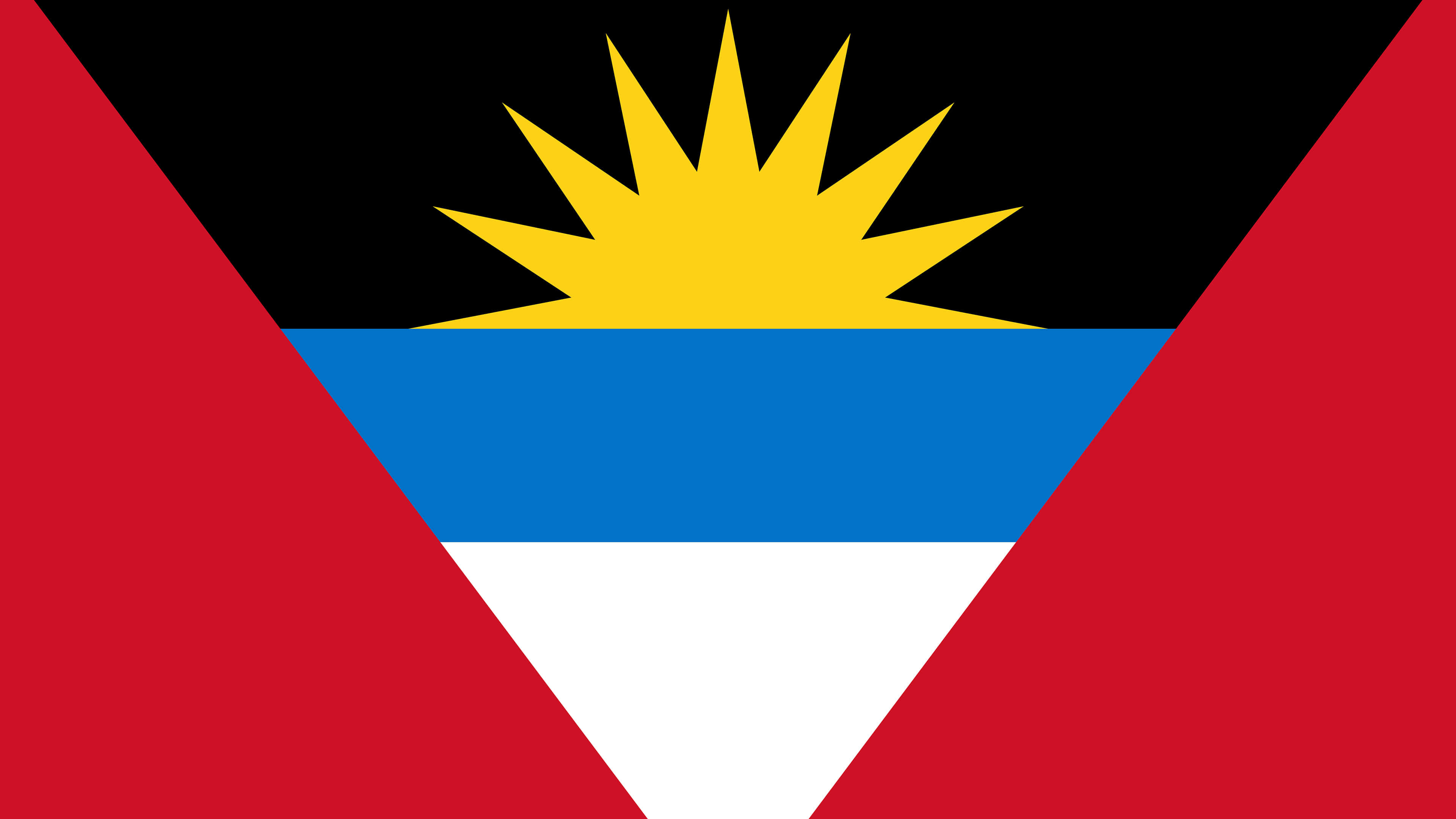 Antigua And Barbuda Flag UHD 4k Wallpaper Cc