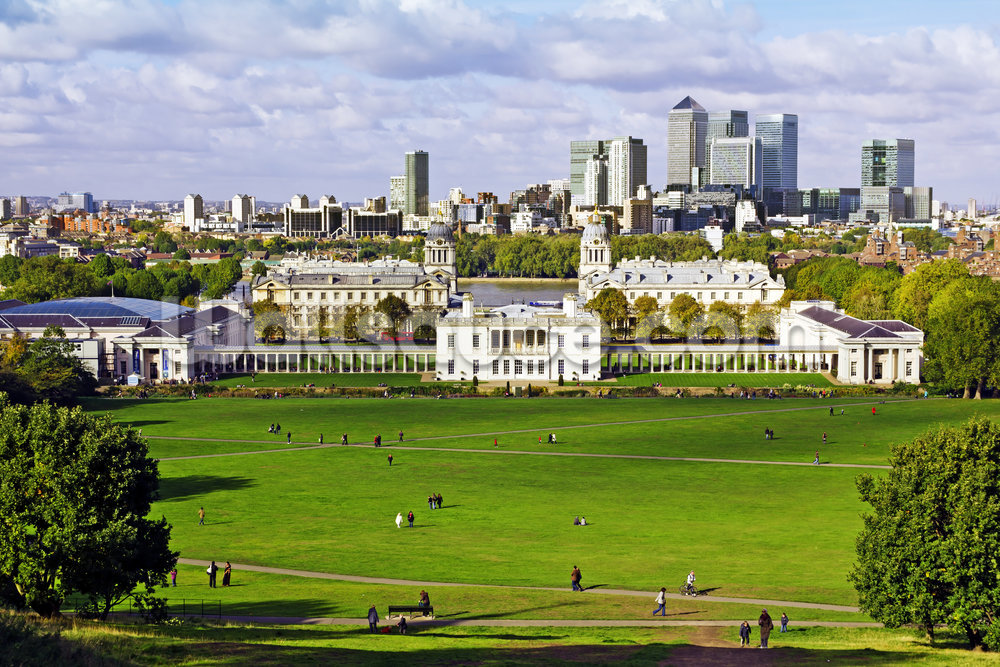 Greenwich And Canary Wharf Wallpaper Mural Wallsauce Us