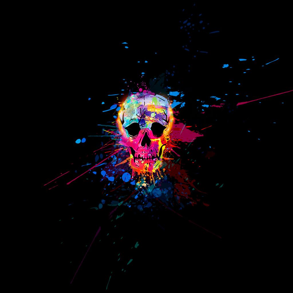 Scary Skulls iPhone Wallpaper On