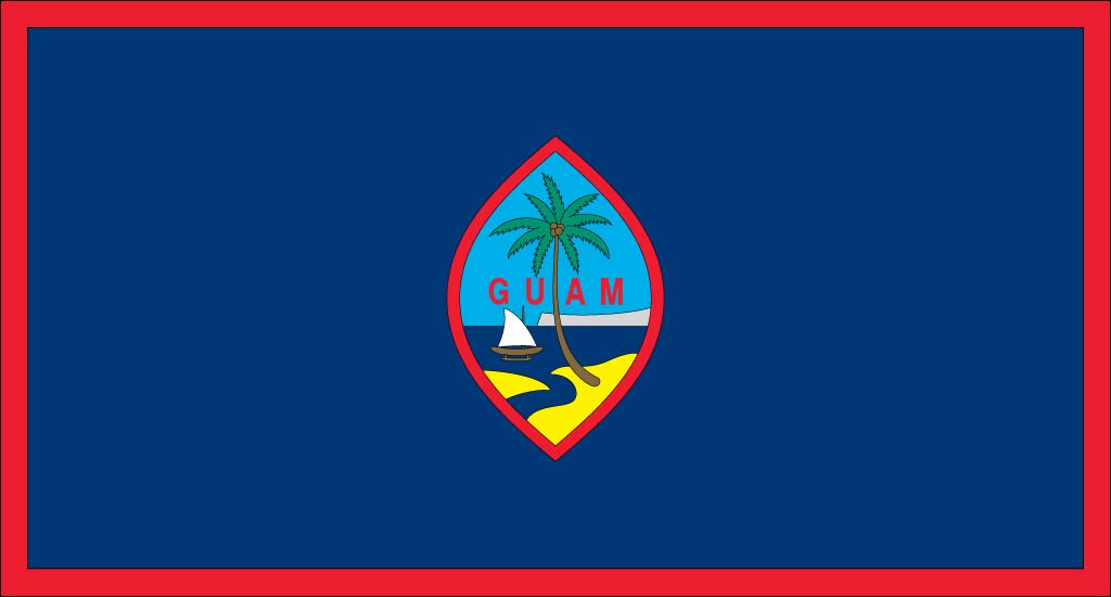 Guam Flag Wallpaper Guatemala Guinea Bissau