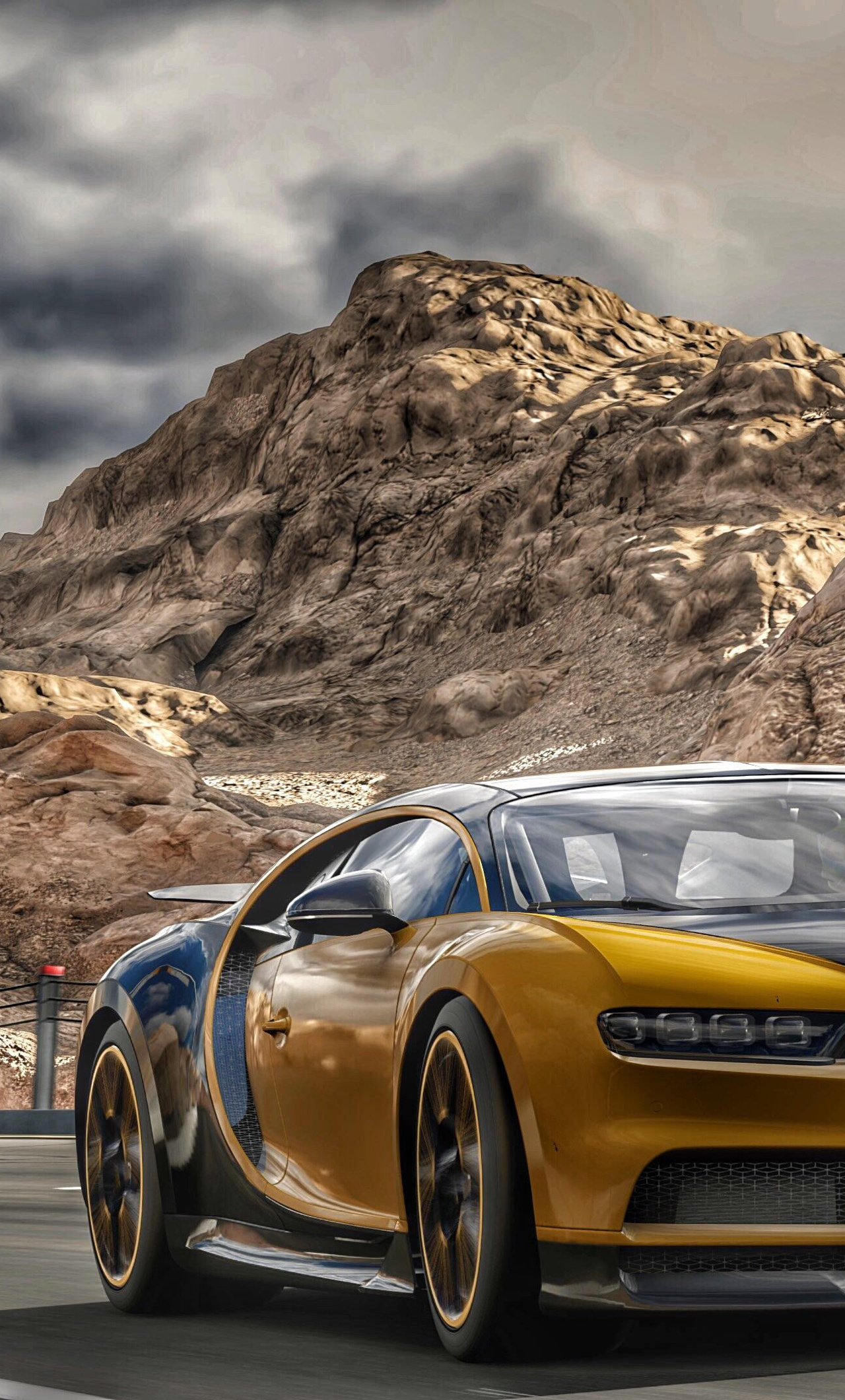 Bugatti Chiron Forza Motorsport 4k iPhone HD Wallpaper